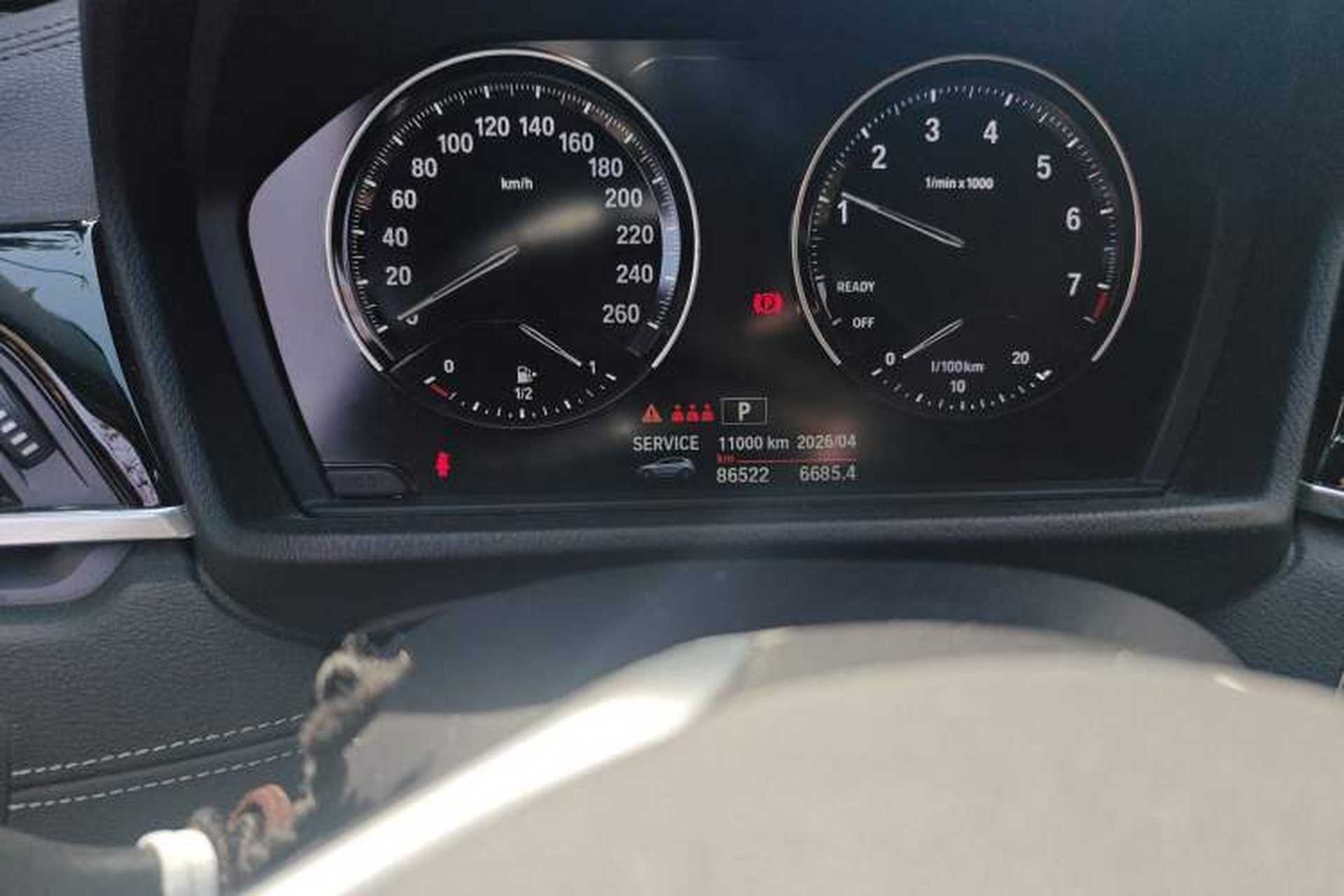 Used BMW X2 2019 sDrive20i M Sport Package China VI Emission Standard Odometer Close Up