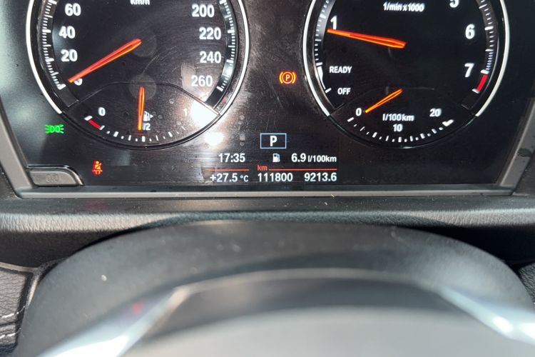 Used BMW X2 2019 sDrive20i M Sport Package China VI Emission Standard Odometer Close Up
