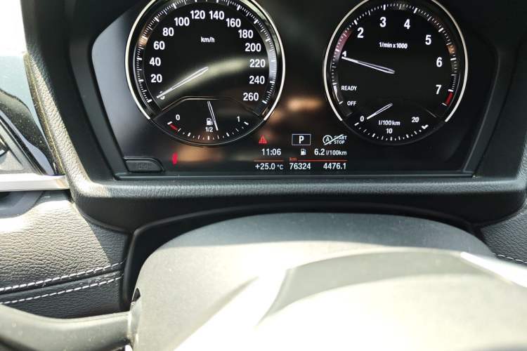 Used BMW X2 2019 sDrive20i M Sport Package China VI Emission Standard Odometer Close Up