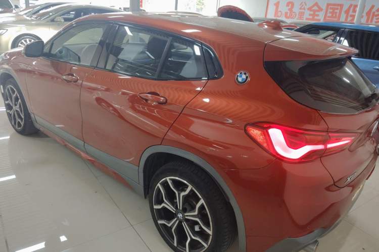 Used BMW X2 2019 sDrive25i Luxury M Sport Package China VI Emission Standard Rear Left 45 Deg