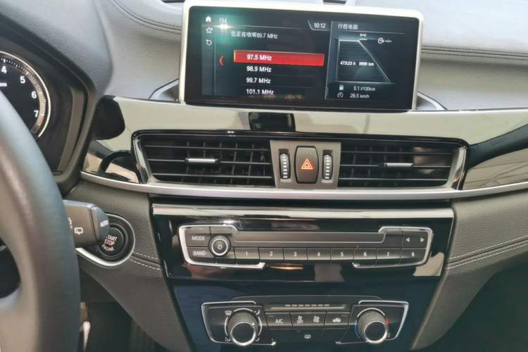 Used BMW X2 2019 sDrive20i M Sport Package China VI Emission Standard Audio And AC Panel