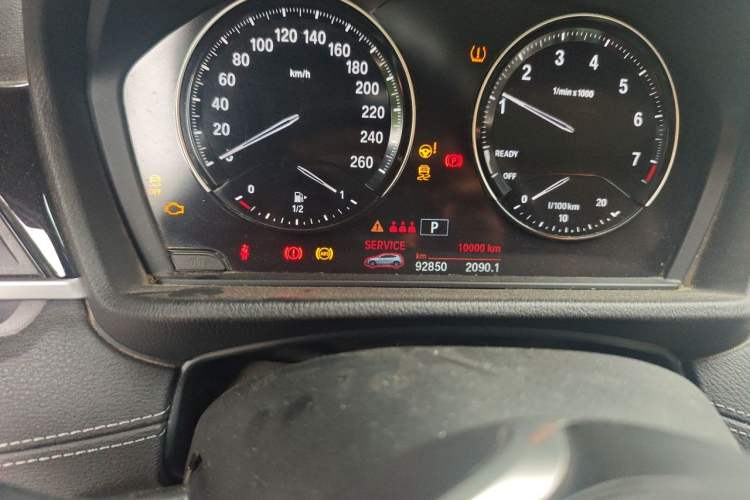 Used BMW X2 2019 sDrive20i M Sport Package China VI Emission Standard Odometer Close Up