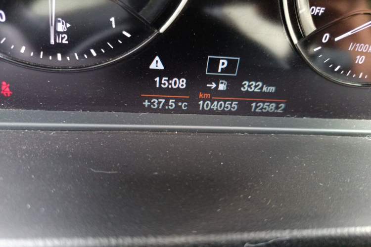 Used BMW X2 2019 sDrive20i M Sport Package China VI Emission Standard Odometer Close Up