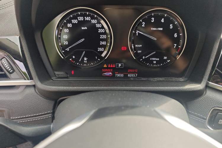 Used BMW X2 2019 sDrive20i M Sport Package China VI Emission Standard Odometer Close Up