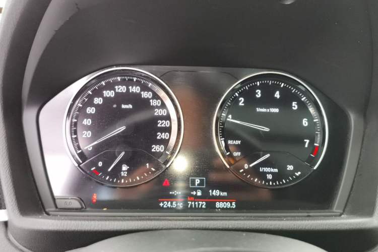 Used BMW X2 2019 sDrive20i M Sport Package China VI Emission Standard Odometer Close Up