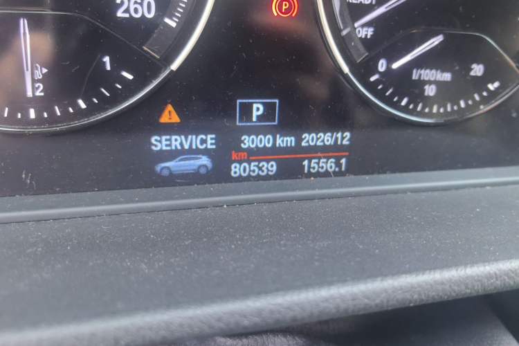 Used BMW X2 2019 sDrive20i M Sport Package China VI Emission Standard Odometer Close Up