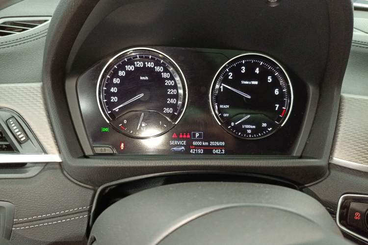 Used BMW X2 2019 sDrive25i Luxury Model with M Off-Road Package China VI Emission Standard Instrument Cluster