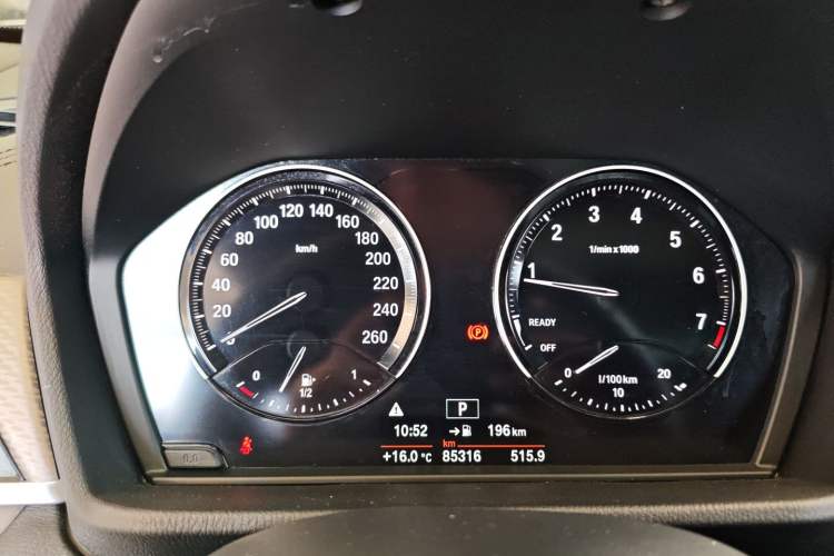 Used BMW X2 2019 sDrive25i Luxury Model with M Off-Road Package China VI Emission Standard Instrument Cluster