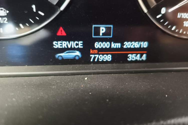 Used BMW X2 2019 sDrive20i M Sport Package China VI Emission Standard Odometer Close Up