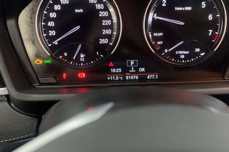 Used BMW X2 2019 sDrive20i M Sport Package China VI Emission Standard Odometer Close Up