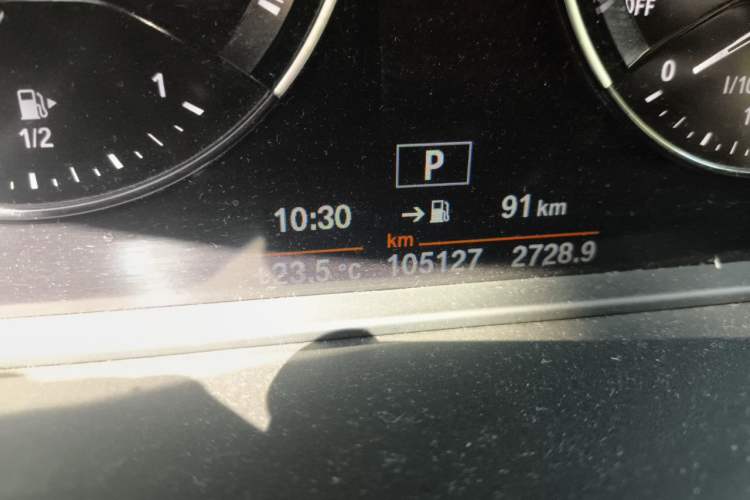 Used BMW X2 2019 sDrive20i M Sport Package China VI Emission Standard Odometer Close Up