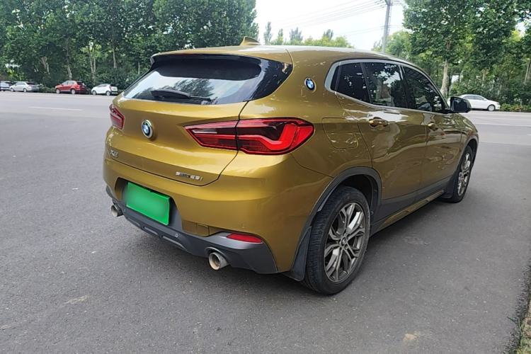 Used BMW X2 2019 sDrive25i Leading Edition M Sport Package China VI Rear Right 45 Deg