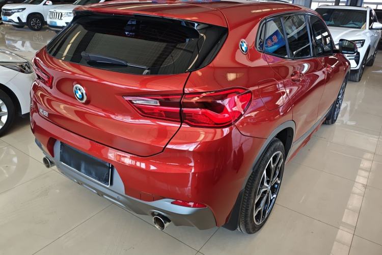 Used BMW X2 2019 sDrive25i Luxury Model with M Off-Road Package China VI Emission Standard Rear Right 45 Deg
