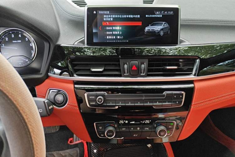 Used BMW X2 2020 sDrive25i Leading Model M Sport Package Audio And AC Panel