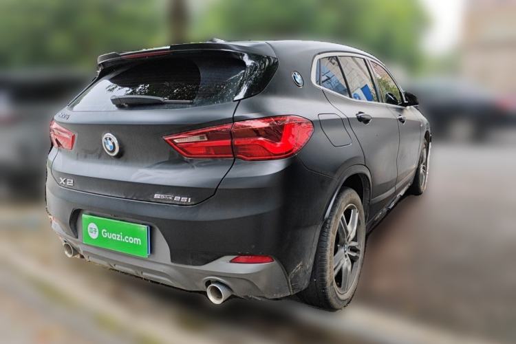 Used BMW X2 2020 sDrive25i Leading Model M Sport Package Rear Right 45 Deg