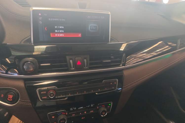 Used BMW X2 2020 sDrive25i Leading Model M Sport Package Audio And AC Panel