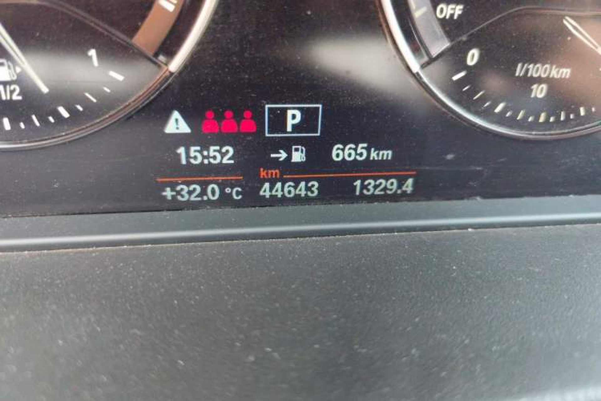 Used BMW X2 2020 sDrive25i Leading Model M Sport Package Odometer Close Up