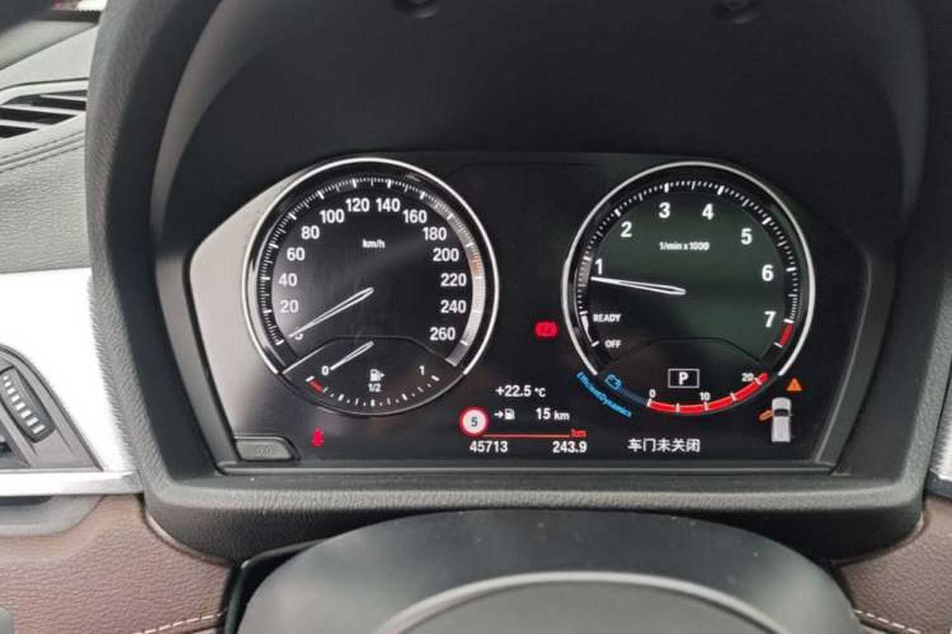 Used BMW X2 2020 sDrive25i Luxury Model with M Sport Package Odometer Close Up