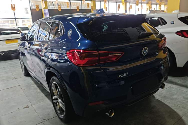 Used BMW X2 2020 sDrive25i Leading Model M Sport Package Rear Left 45 Deg