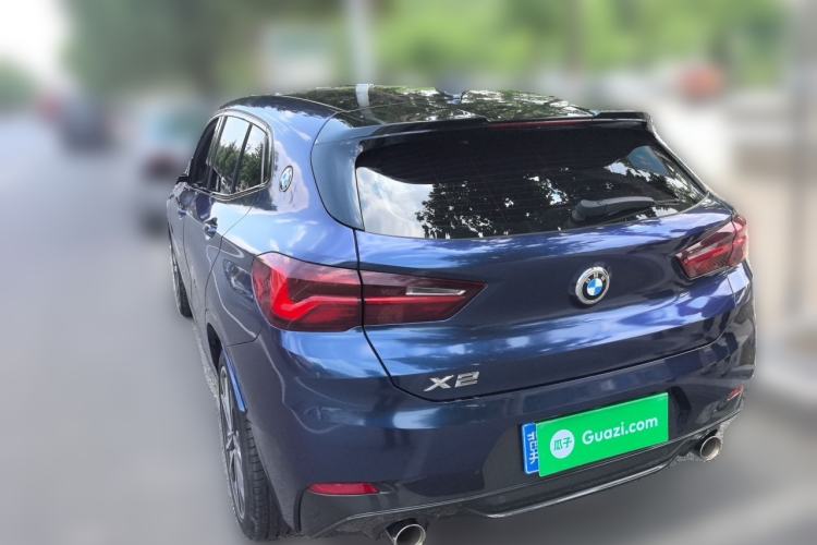 Used BMW X2 2020 sDrive25i Luxury Model with M Sport Package Rear Left 45 Deg