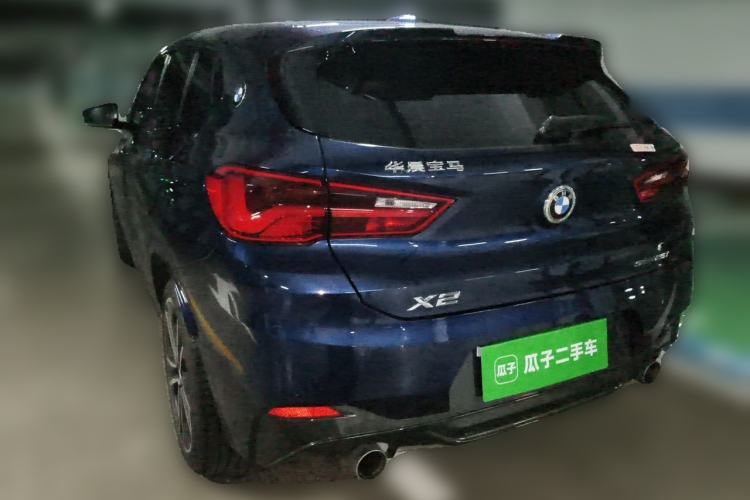 Used BMW X2 2020 sDrive25i Luxury Model with M Sport Package Rear Left 45 Deg