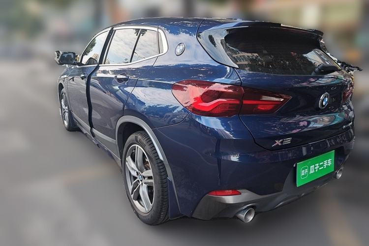 Used BMW X2 2020 sDrive25i Leading Model M Sport Package Rear Left 45 Deg