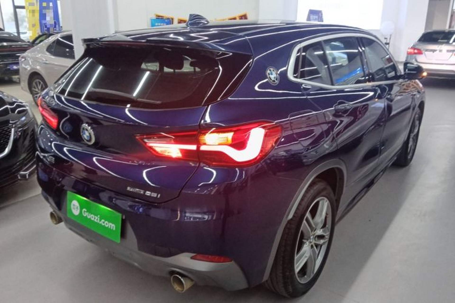 Used BMW X2 2020 sDrive25i Leading Model M Sport Package Rear Right 45 Deg