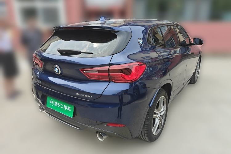 Used BMW X2 2020 sDrive25i Leading Model M Sport Package Rear Right 45 Deg