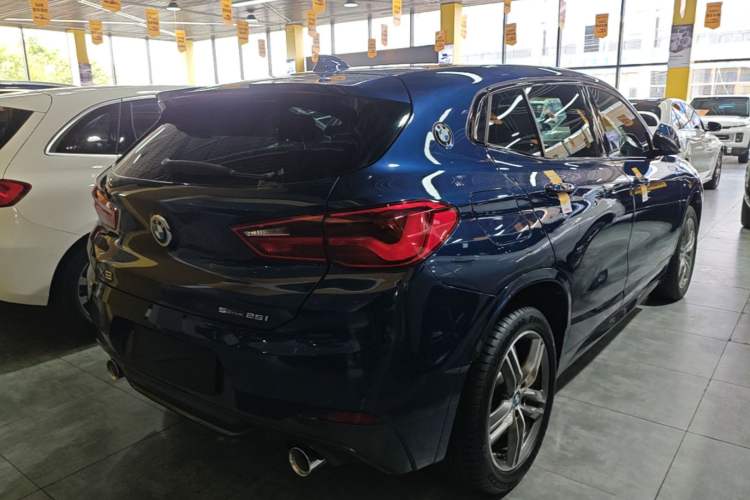 Used BMW X2 2020 sDrive25i Leading Model M Sport Package Rear Right 45 Deg