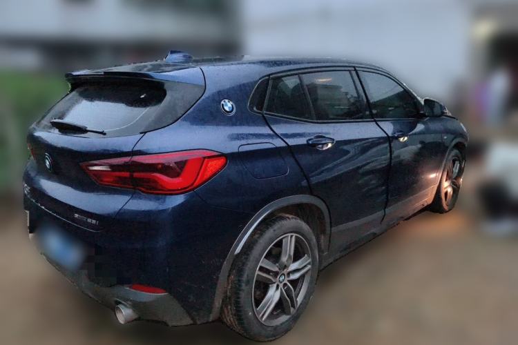 Used BMW X2 2020 sDrive25i Leading Model M Sport Package Rear Right 45 Deg