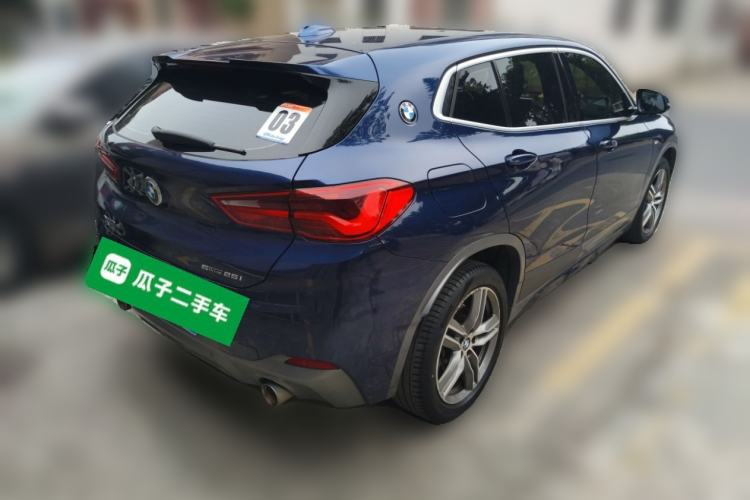 Used BMW X2 2020 sDrive25i Leading Model M Sport Package Rear Right 45 Deg