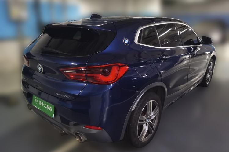 Used BMW X2 2020 sDrive25i Leading Model M Sport Package Rear Right 45 Deg