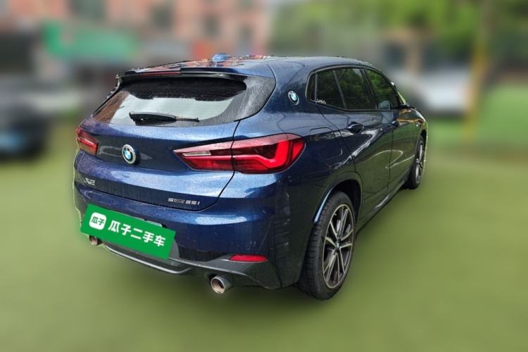 Used BMW X2 2020 sDrive25i Luxury Model with M Sport Package Rear Right 45 Deg