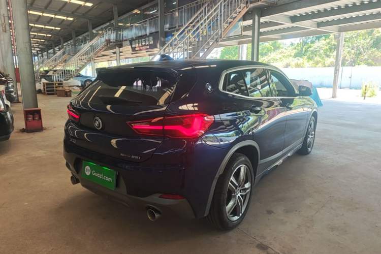 Used BMW X2 2020 sDrive25i Leading Model M Sport Package Rear Right 45 Deg