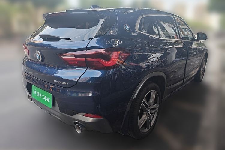 Used BMW X2 2020 sDrive25i Leading Model M Sport Package Rear Right 45 Deg