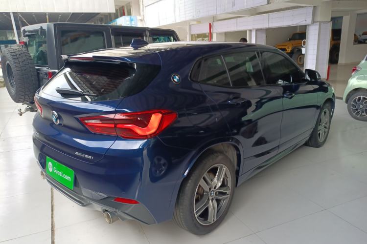 Used BMW X2 2020 sDrive25i Leading Model M Sport Package Rear Right 45 Deg