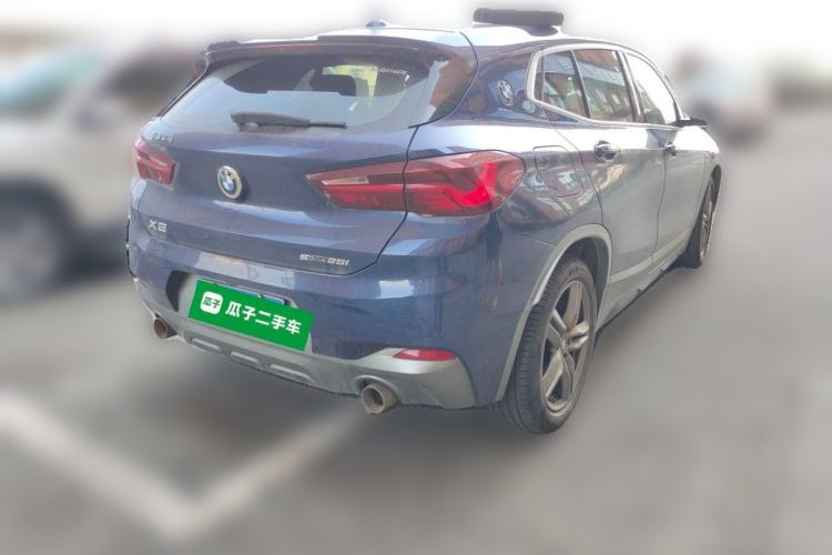 Used BMW X2 2020 sDrive25i Leading Model M Sport Package Rear Right 45 Deg