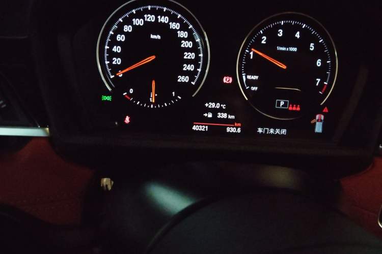 Used BMW X2 2020 sDrive25i Leading Model M Sport Package Odometer Close Up