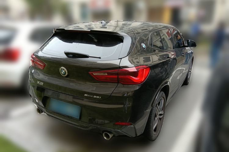 Used BMW X2 2020 sDrive25i Leading Model M Sport Package Rear Right 45 Deg