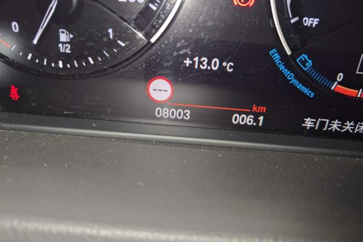 Used BMW X2 2020 sDrive25i Luxury M Sport Package Odometer Close Up