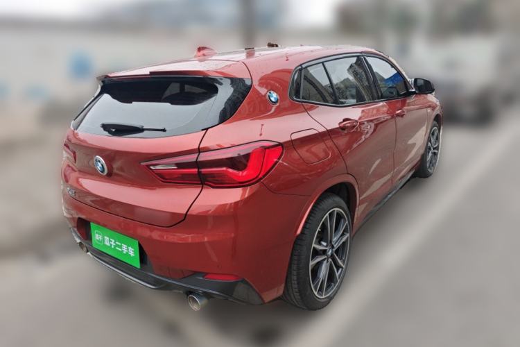 Used BMW X2 2020 sDrive25i Leading Model M Sport Package Rear Right 45 Deg