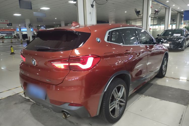 Used BMW X2 2020 sDrive25i Leading Model M Sport Package Rear Right 45 Deg