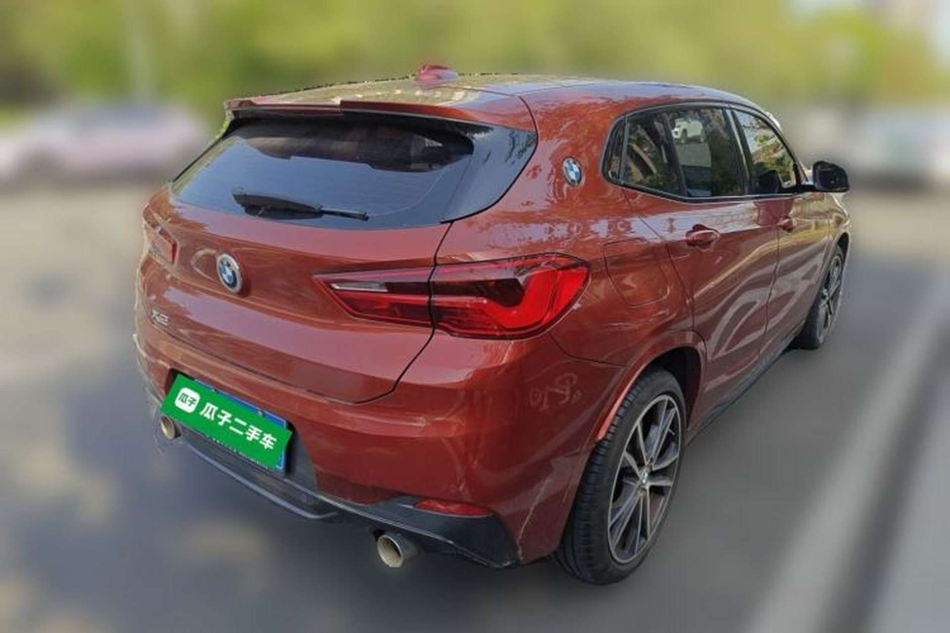 Used BMW X2 2020 xDrive25i M Sport Package Rear Right 45 Deg