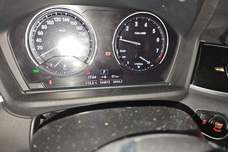 Used BMW X2 2020 sDrive20i M Sport Package Odometer Close Up