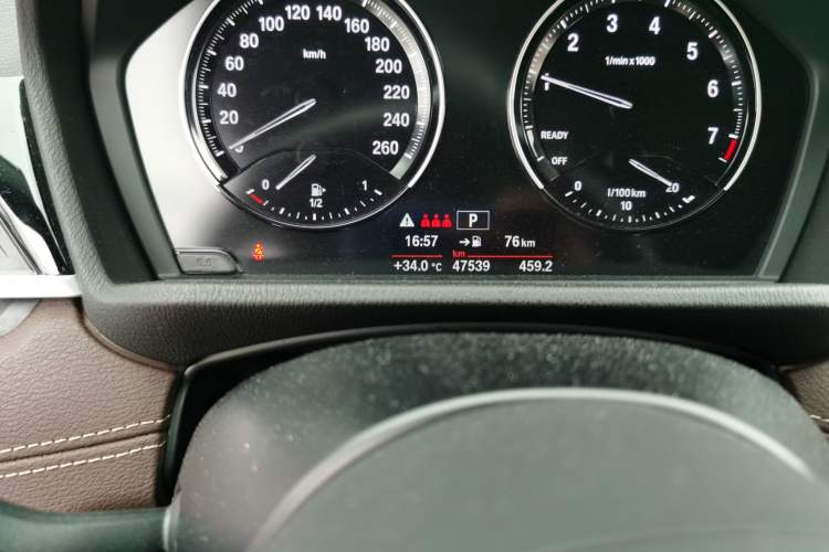 Used BMW X2 2020 sDrive25i Leading Model M Sport Package Odometer Close Up