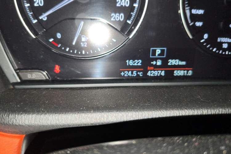 Used BMW X2 2020 sDrive25i Leading Model M Sport Package Odometer Close Up