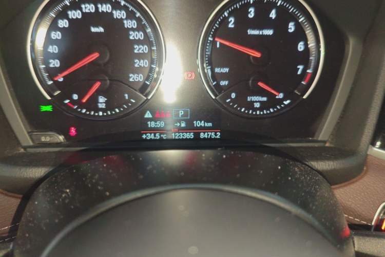 Used BMW X2 2020 sDrive25i Leading Model M Sport Package Odometer Close Up