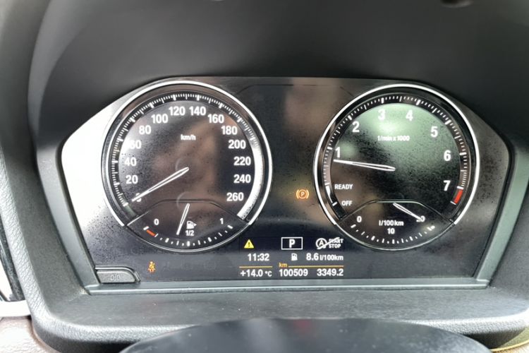 Used BMW X2 2020 sDrive25i Leading Model M Sport Package Odometer Close Up