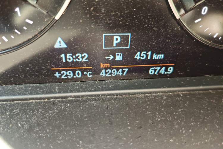 Used BMW X2 2020 sDrive20i M Sport Package Odometer Close Up