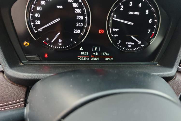Used BMW X2 2020 sDrive25i Leading Model M Sport Package Odometer Close Up